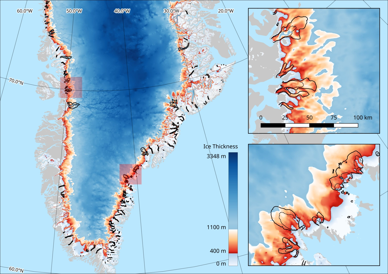 Map of the veafjorden domain